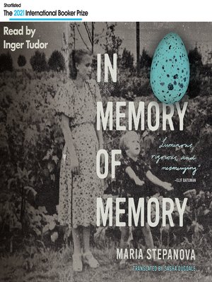 cover image of In Memory of Memory